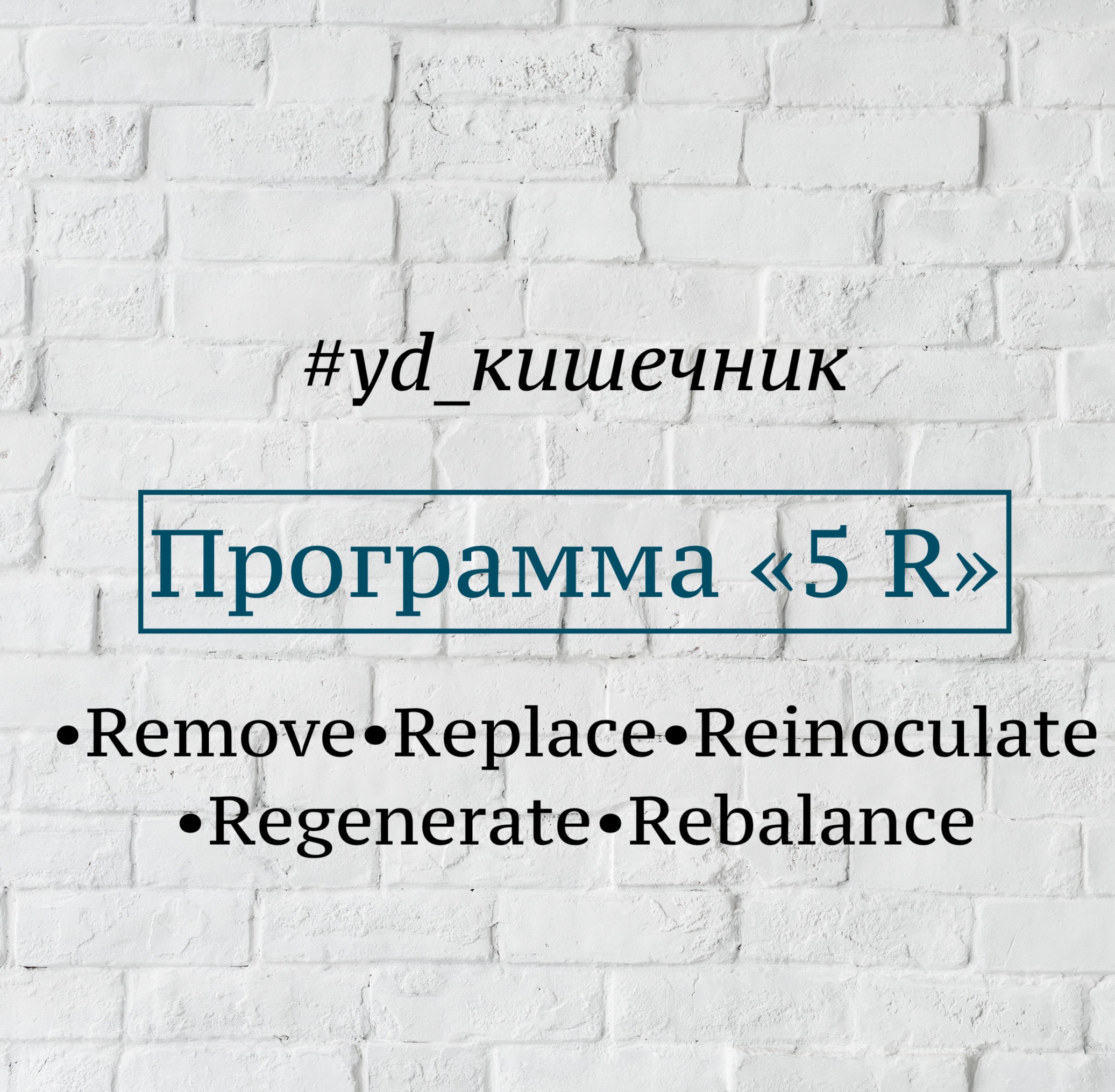Индивидуальная консультация по восстановлению кишечника (Программа 5R)